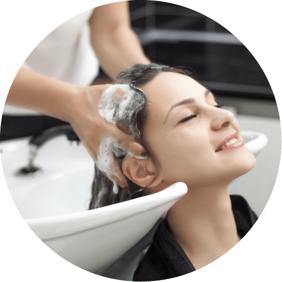 Professional head spa treatment